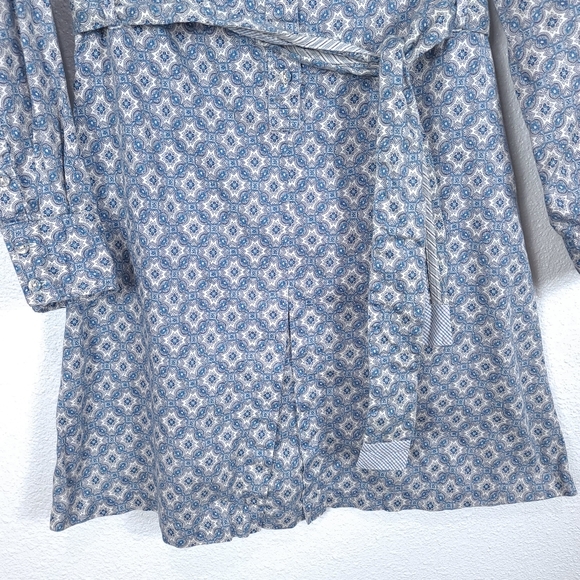 JOHNNY WAS 3J Workshop Paisley Mixed Print Cottagecore Mini Dress - Picture 7 of 15